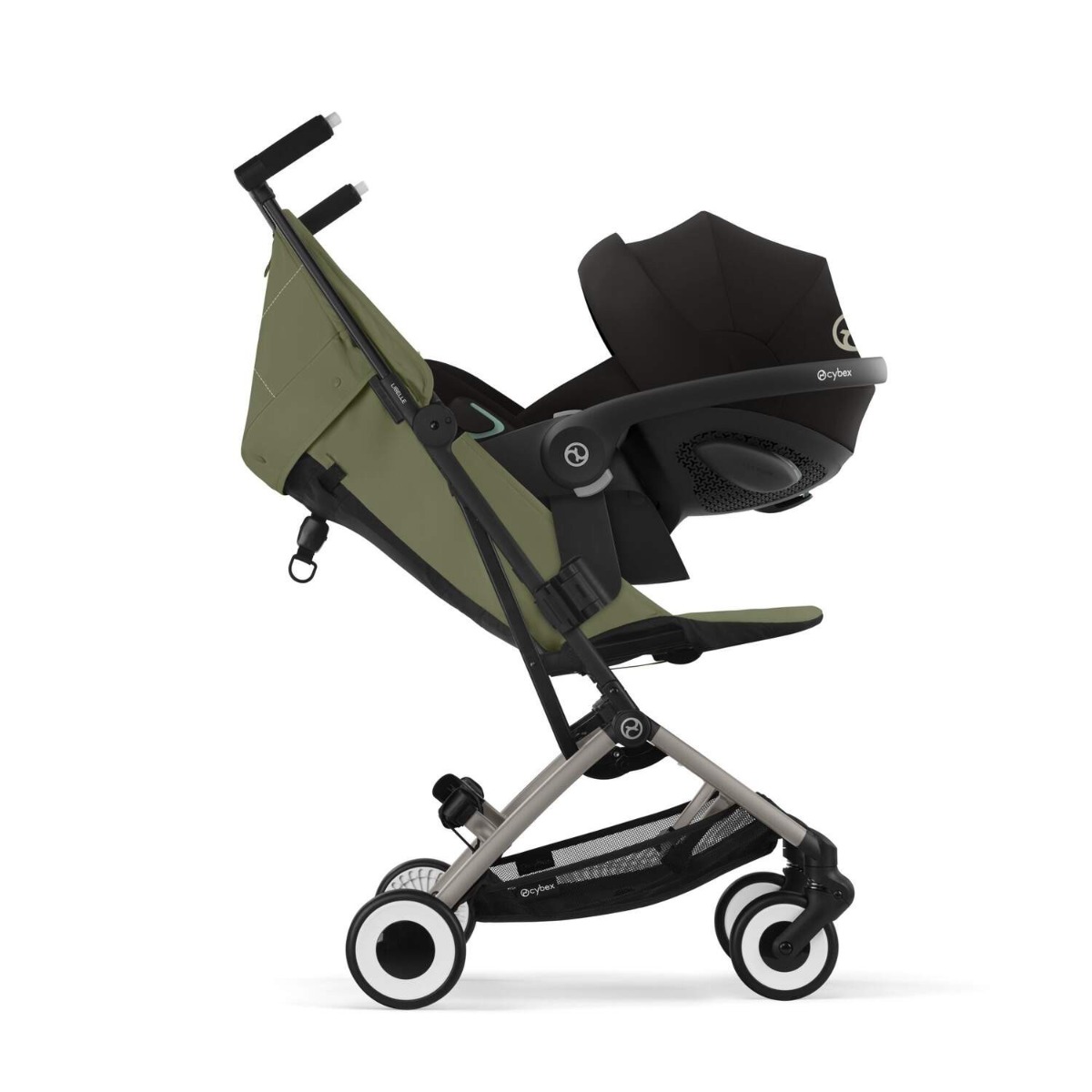 Carucior sport Cybex Gold Libelle Moss Green cu cadru Taupe - poza 5