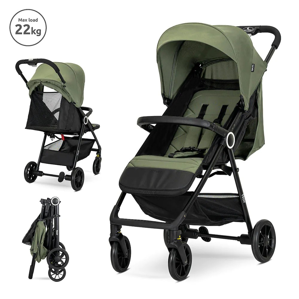 Carucior sport Lorelli Classic Noir 2025 Green - poza 4