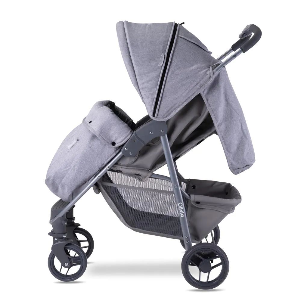 Carucior sport Lorelli Classic Olivia Basic Cool Grey - poza 2