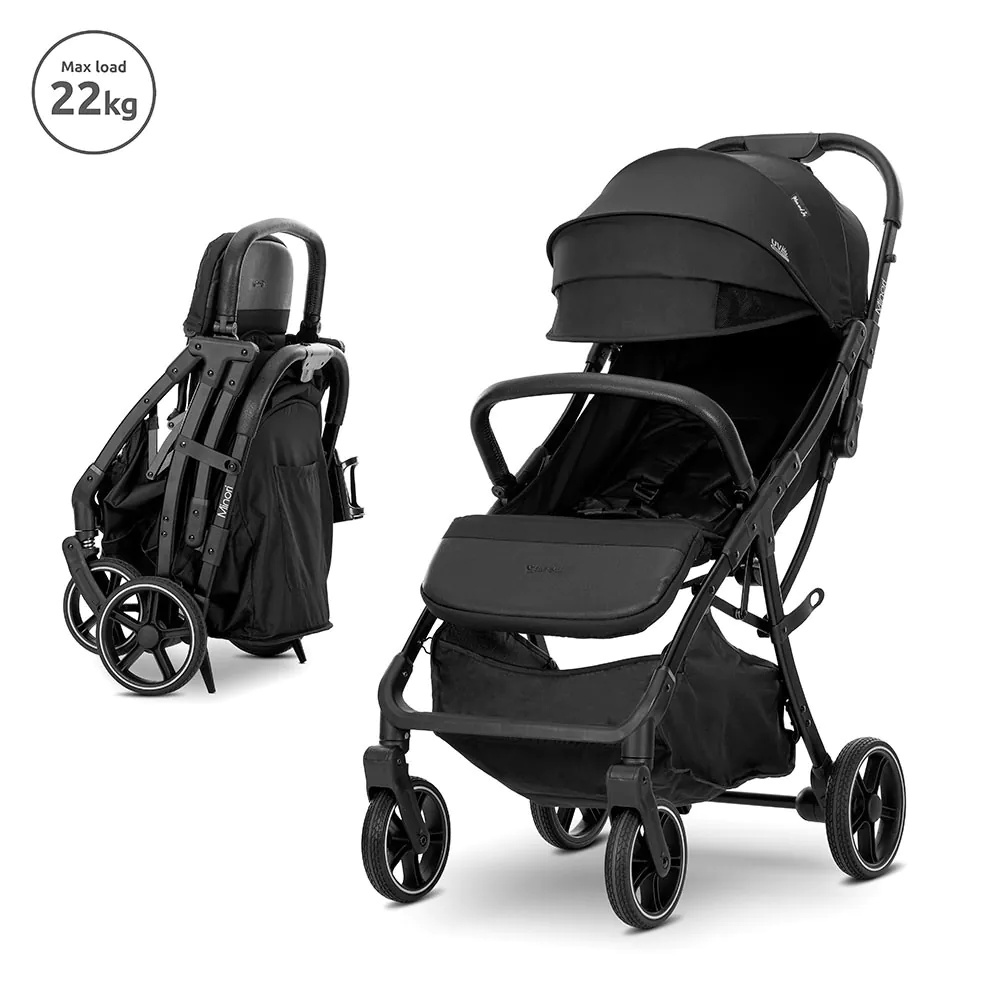 Carucior sport Lorelli Premium Miniori 2026 Negru - poza 1