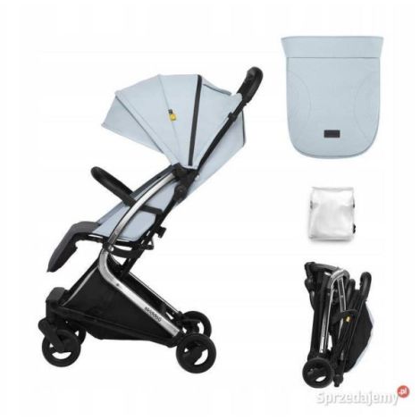 Carucior sport pliabil Skiddou Mikkeli Sky high, ultracompact pentru calatorii, Bleu - poza 2