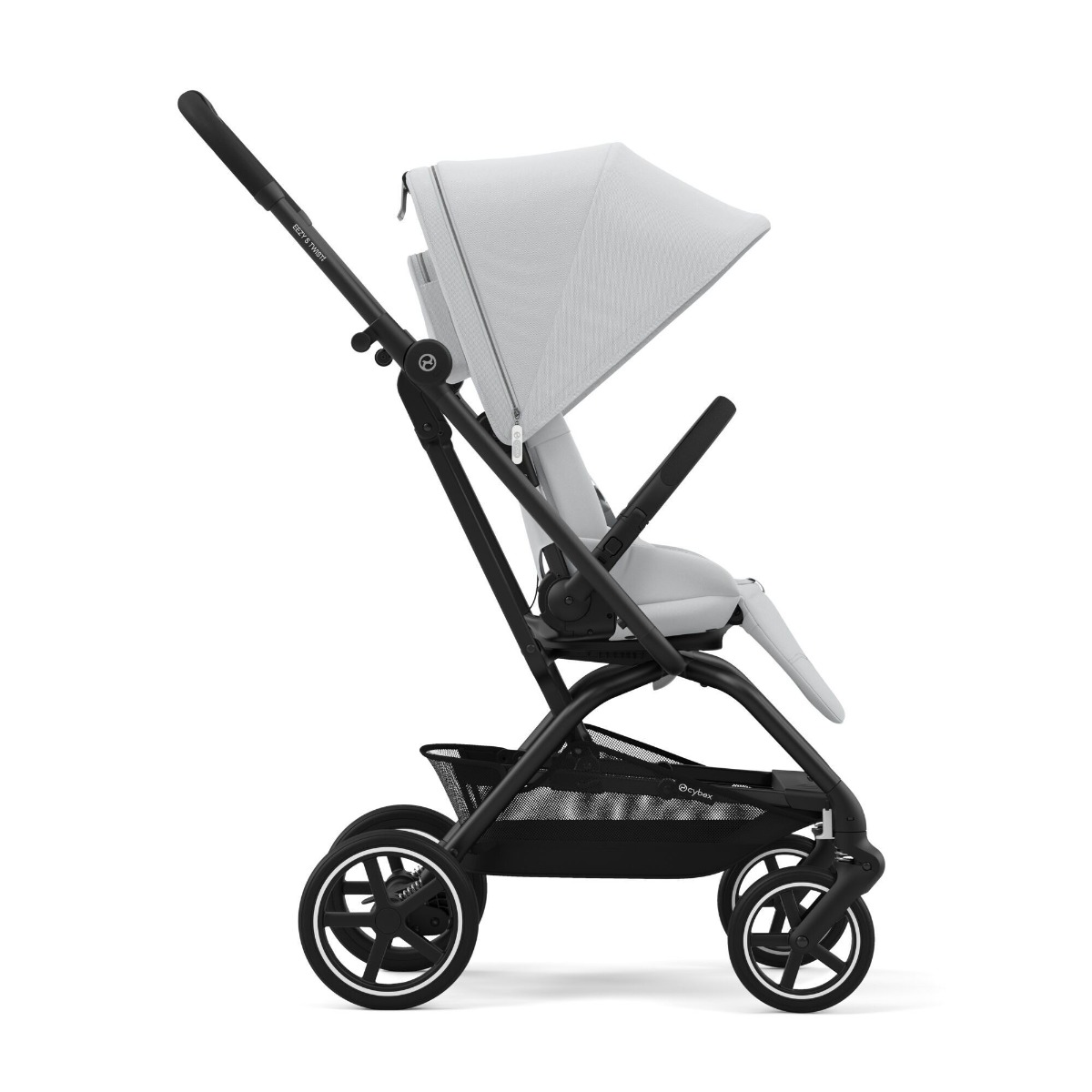 Carucior sport rotativ Cybex Gold Eezy S Twist+ 2 Fog Grey cu cadru Negru - poza 3