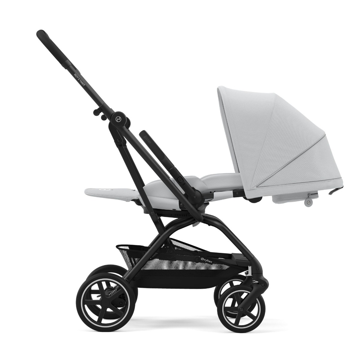 Carucior sport rotativ Cybex Gold Eezy S Twist+ 2 Fog Grey cu cadru Negru - poza 5