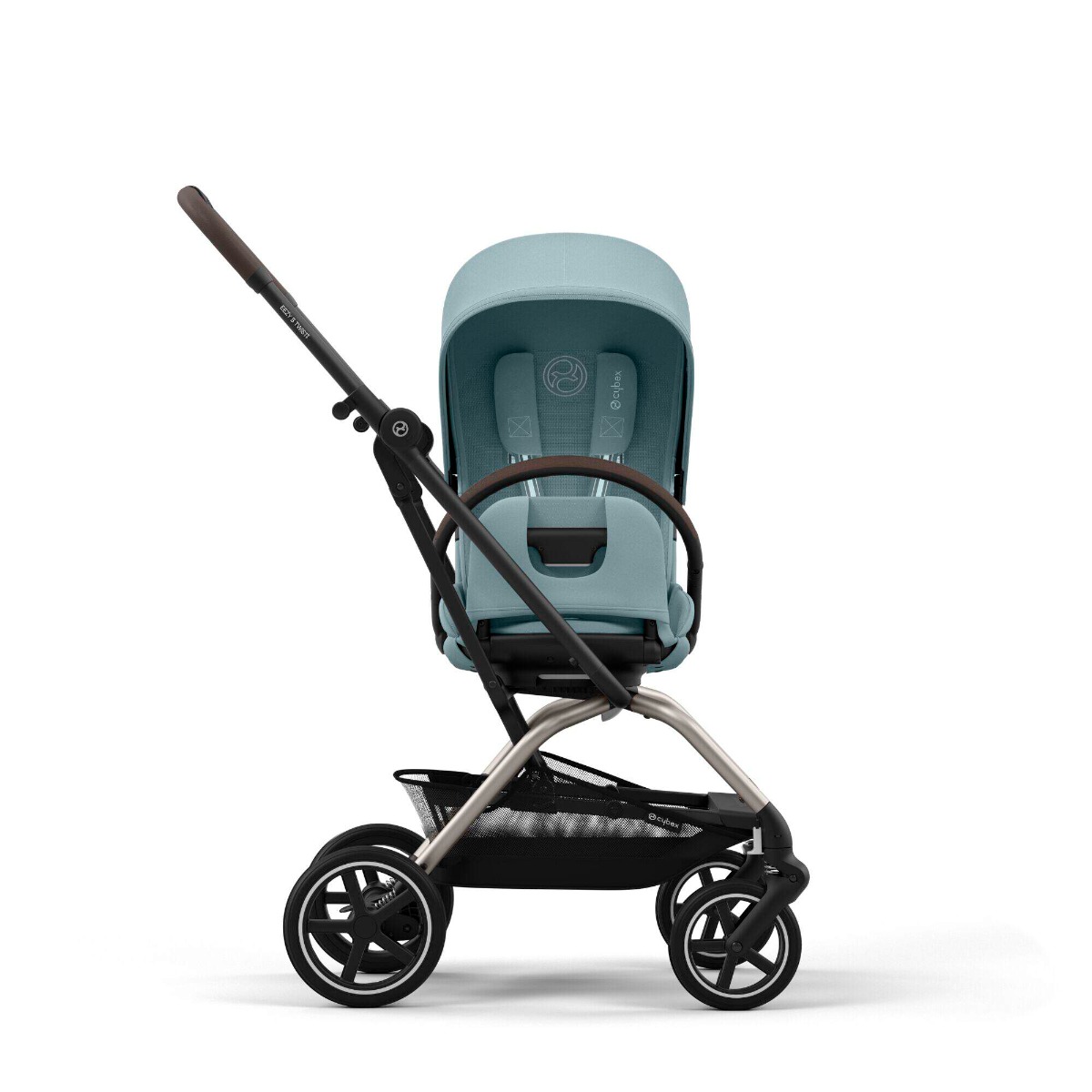 Carucior sport rotativ Cybex Gold Eezy S Twist+ 2 Stormy Blue cu cadru taupe - poza 5