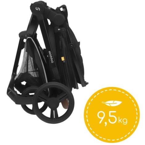 Carucior transformabil 2 in 1 Skiddou Nasjo Normandic Dream, Gri - poza 3