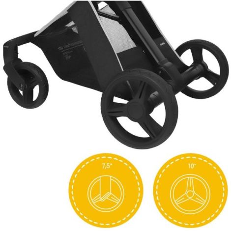 Carucior transformabil 2 in 1 Skiddou Nasjo Normandic Dream, Gri - poza 5