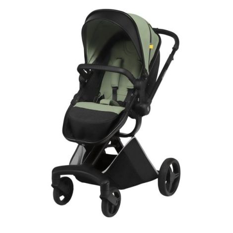 Carucior transformabil 2 in 1 Skiddou Nasjo, Wild climber, Verde - poza 2