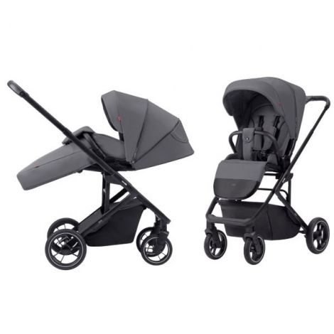 Carucior troller reversibil (max. 22 Kg) Carrello ALFA 2023 2 in 1 Graphite Grey - poza 1