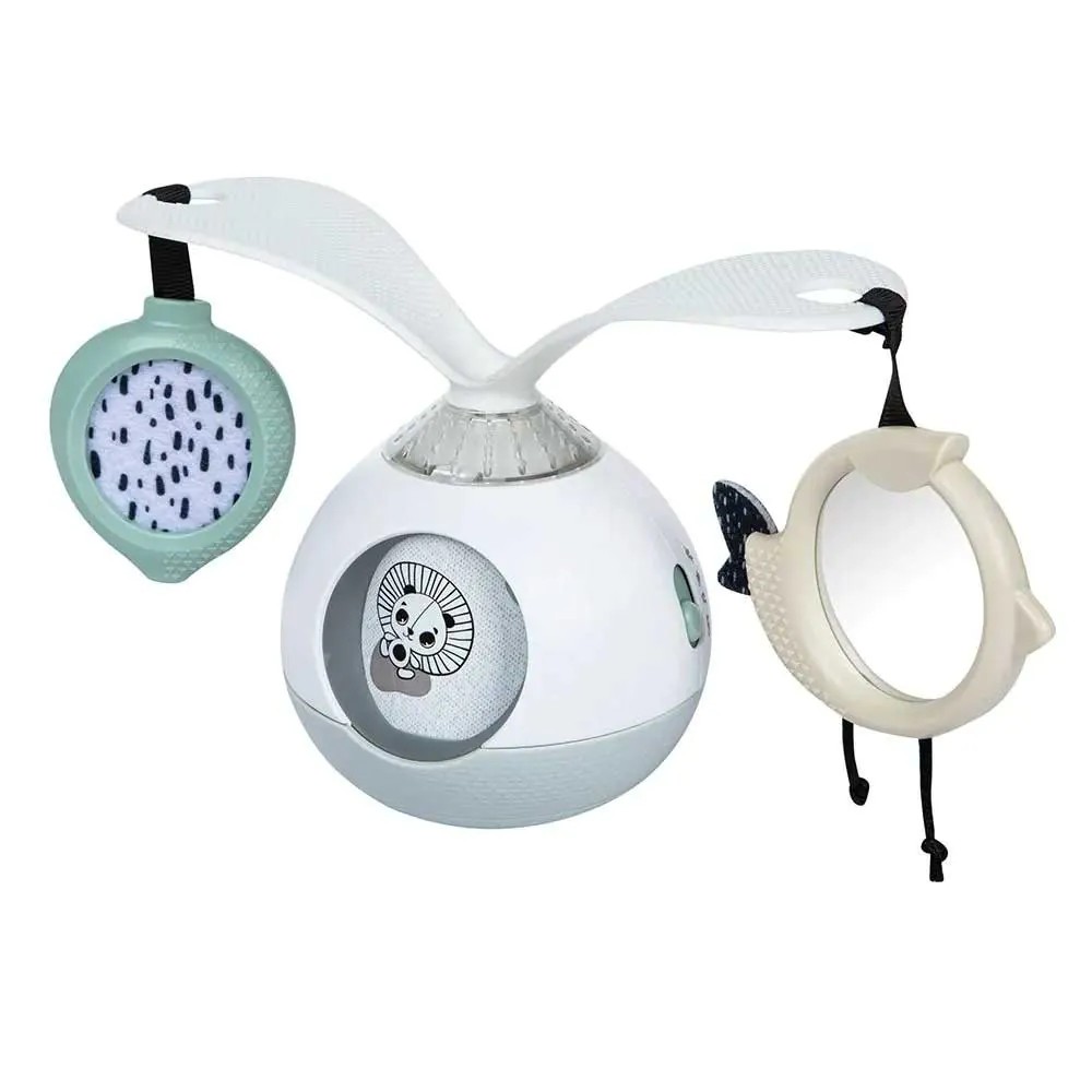 Carusel 2 in 1 pentru carucior cu sunete si lumini Tiny Love Black and White - poza 5