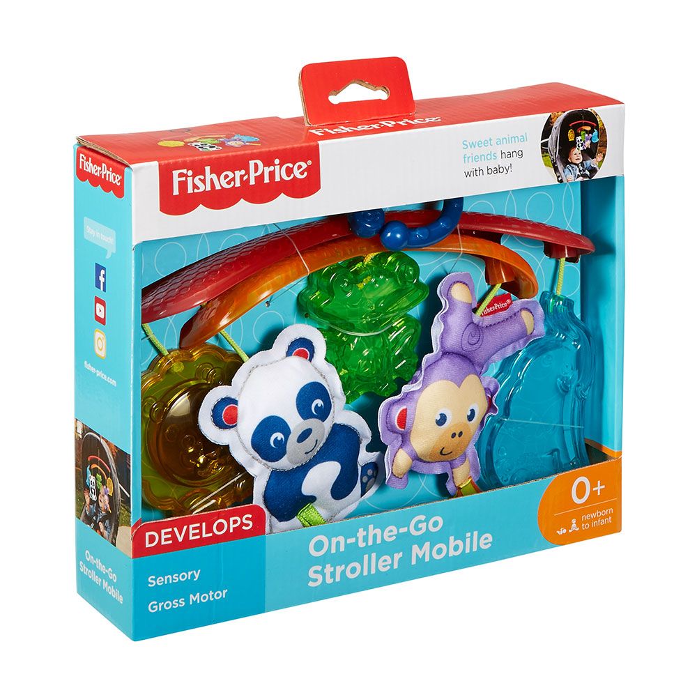 Carusel cu animalute pentru carucior Fisher Price - poza 2