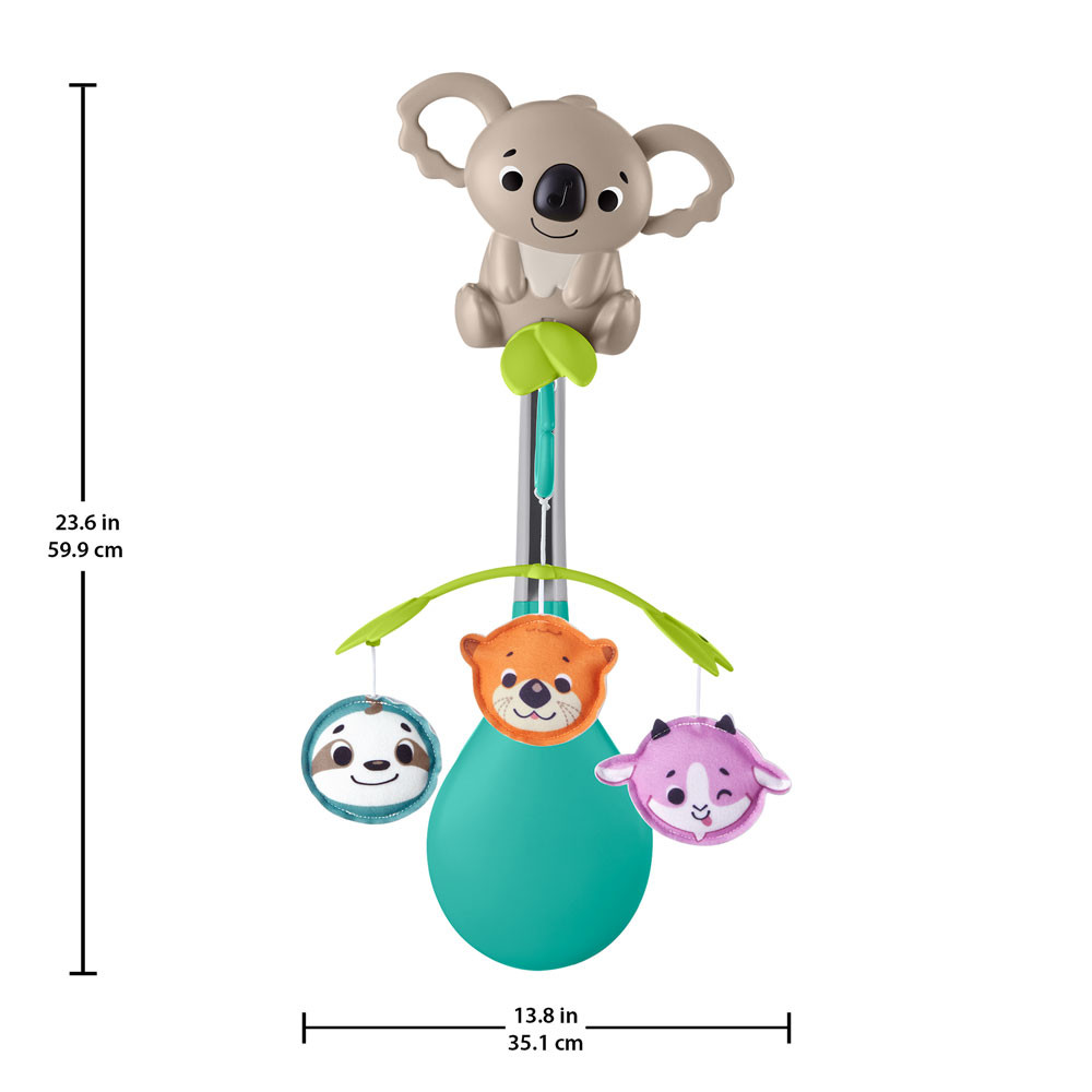 Carusel muzical 3 in 1 Fisher Price Koala - poza 2