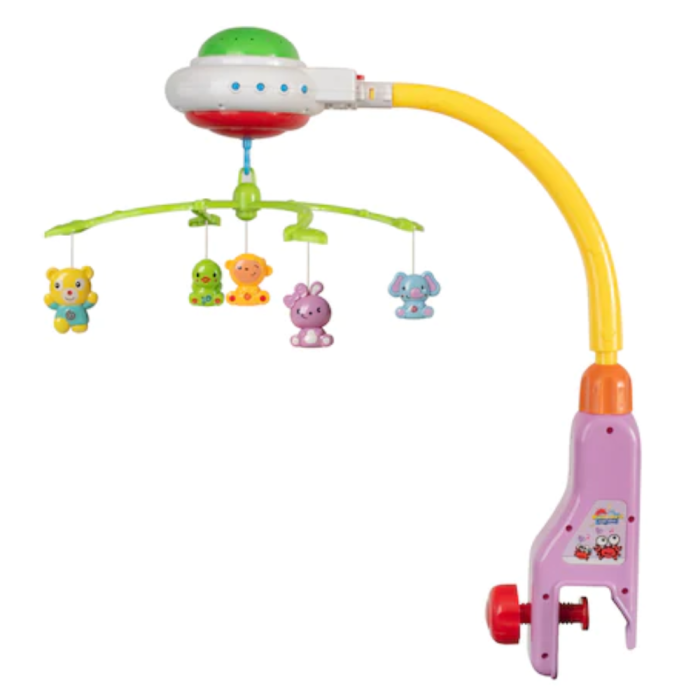 Carusel muzical de patut, cu proiectii, Crib Bell 917