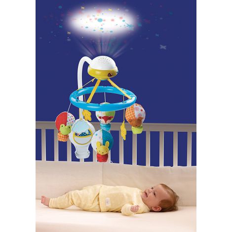 Carusel muzical patut Vtech noapte buna bebe cu activare vocala - poza 5