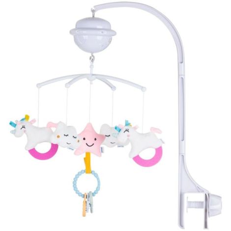 Carusel muzical pentru patut cu proiector Chipolino Unicorn - poza 1