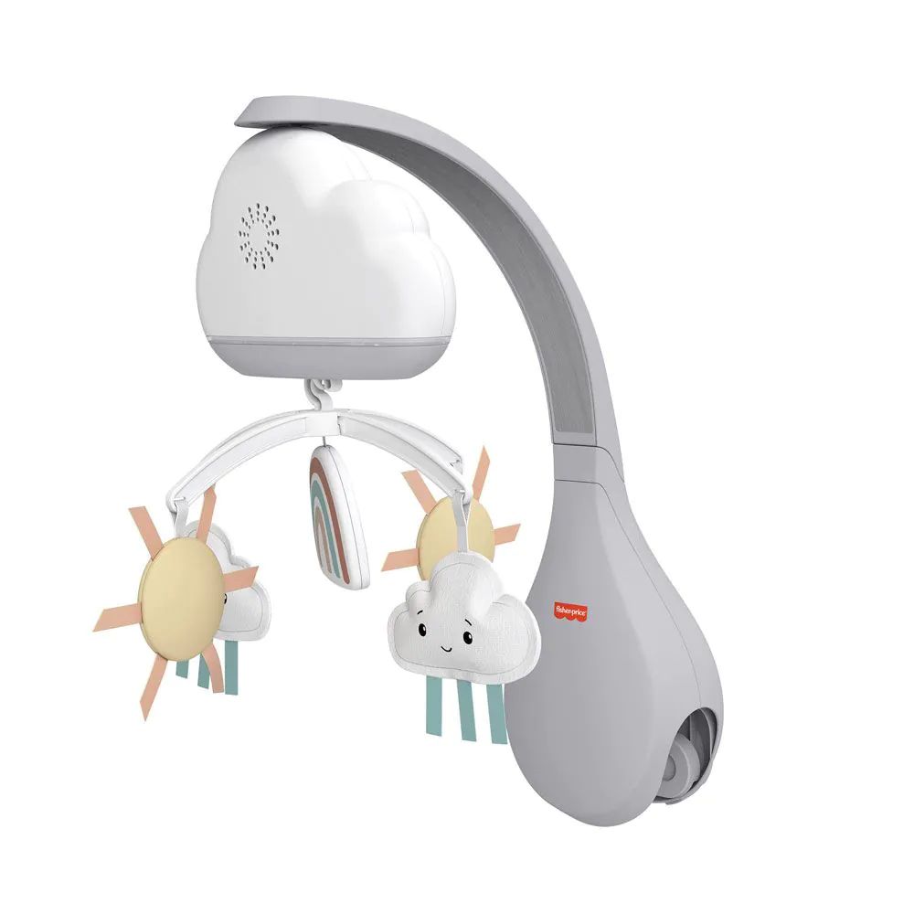 Carusel pentru patut 3 in 1 Fisher Price Rainbow Showers Cloud - poza 1