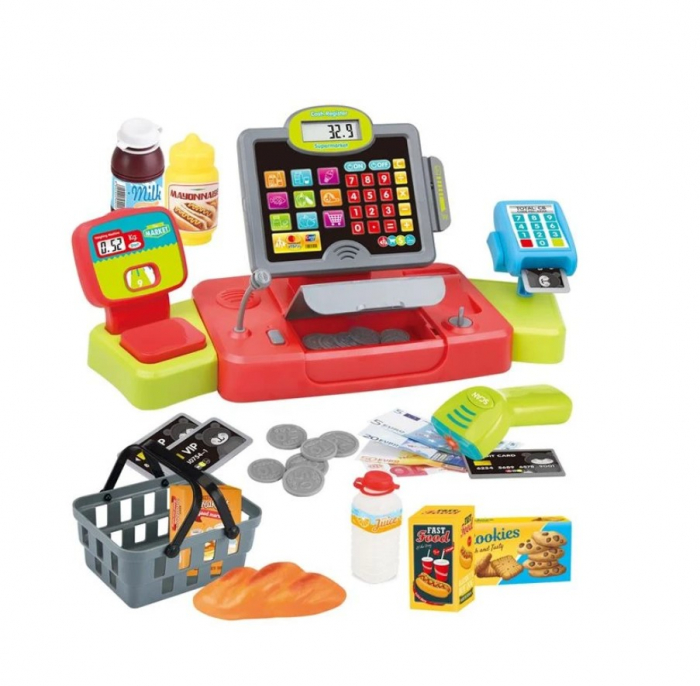 Casa de marcat cu ecran si calculator , sunet, lumini si accesorii incluse