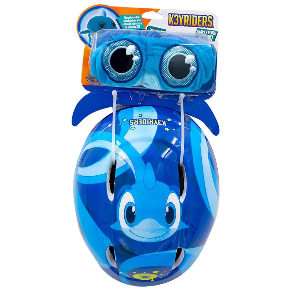 Casca protectie cu animalut de plus K3YRIDERS Sharky - poza 2