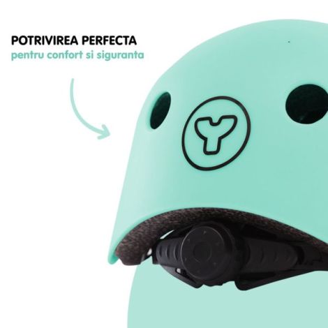 Casca protectie Yvolution 44-52 cm Green - poza 3