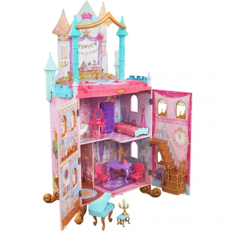Castel de joaca din lemn pentru papusi Disney Princess - poza 2