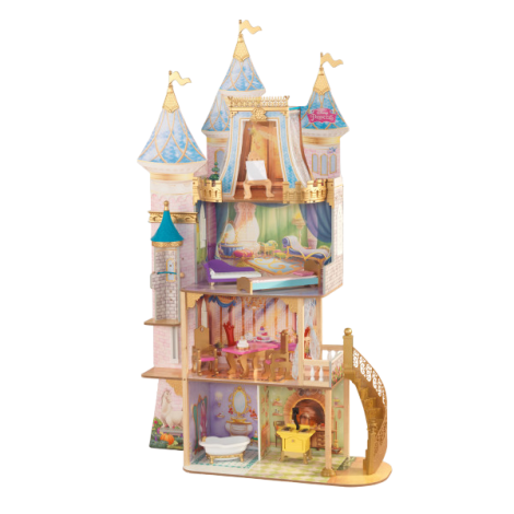 Castel de joaca din lemn pentru papusi Disney Royal Celebration
