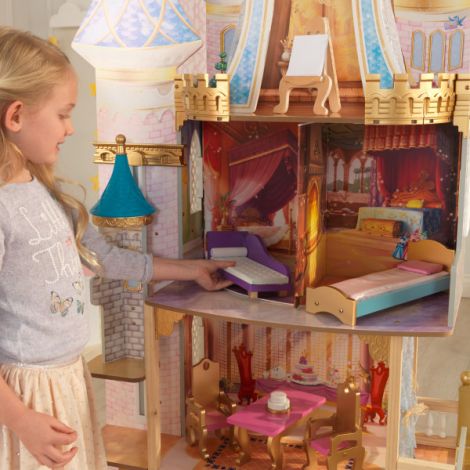 Castel de joaca din lemn pentru papusi Disney Royal Celebration - poza 4