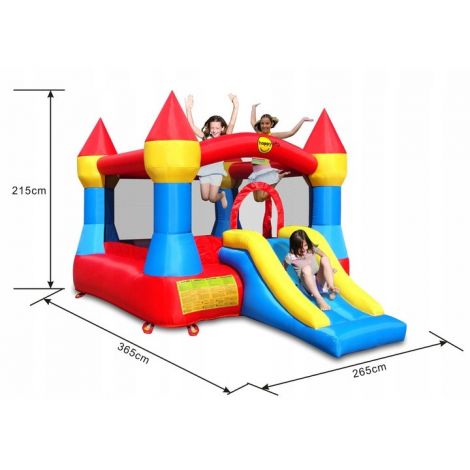 Castel gonflabil albastru Happy Hop 9017 - poza 4
