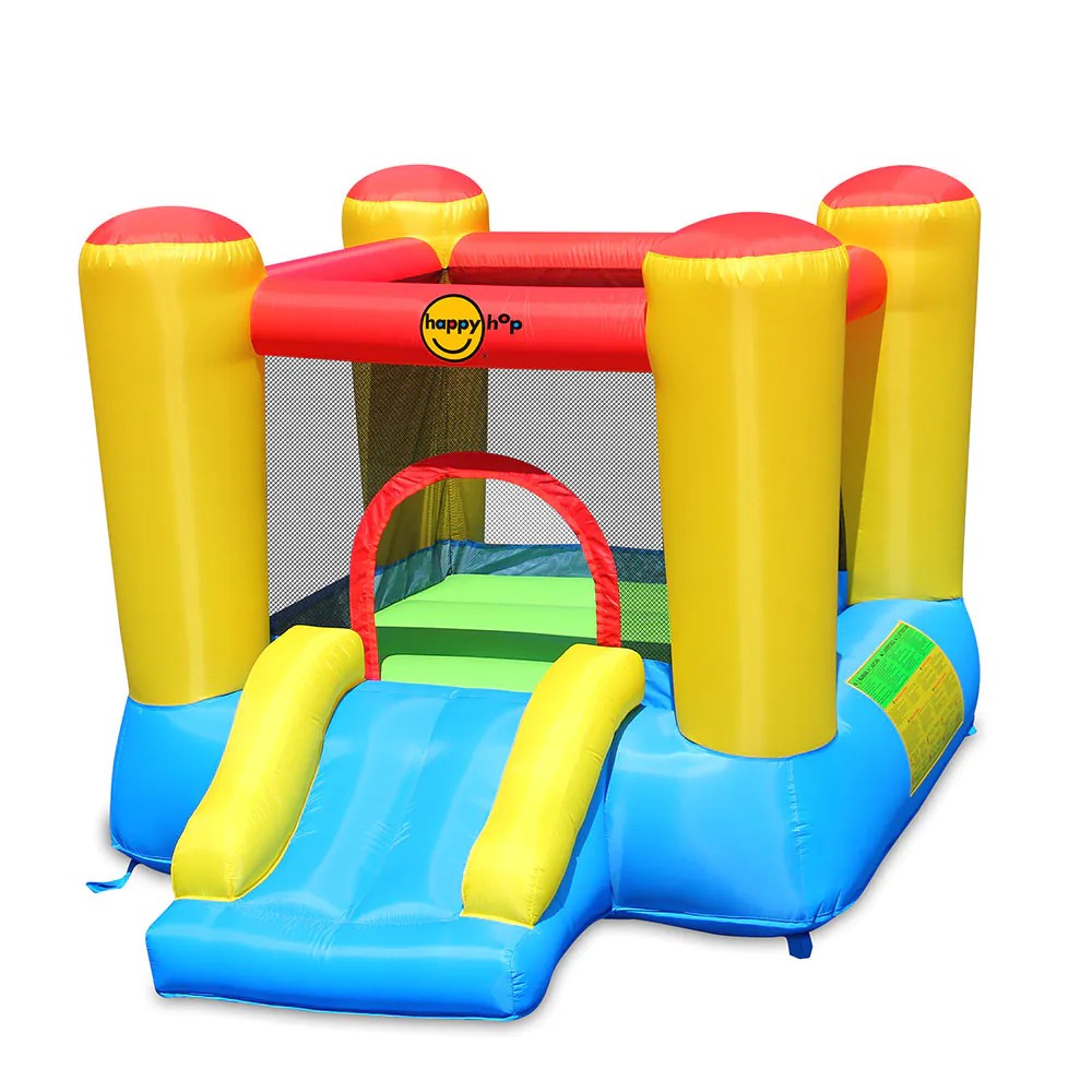 Castel gonflabil cu trambulina si pompa aer Happy Hop 253x200x160 cm - poza 1