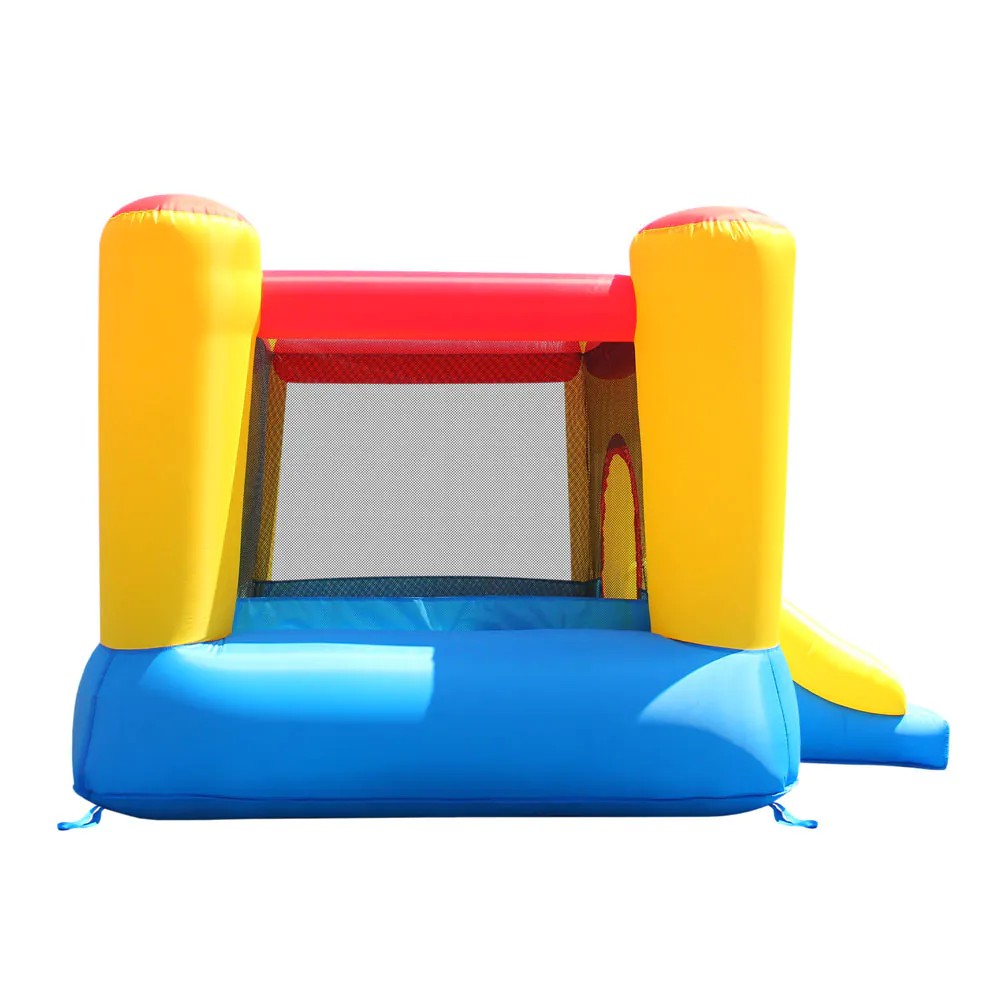 Castel gonflabil cu trambulina si pompa aer Happy Hop 253x200x160 cm - poza 4