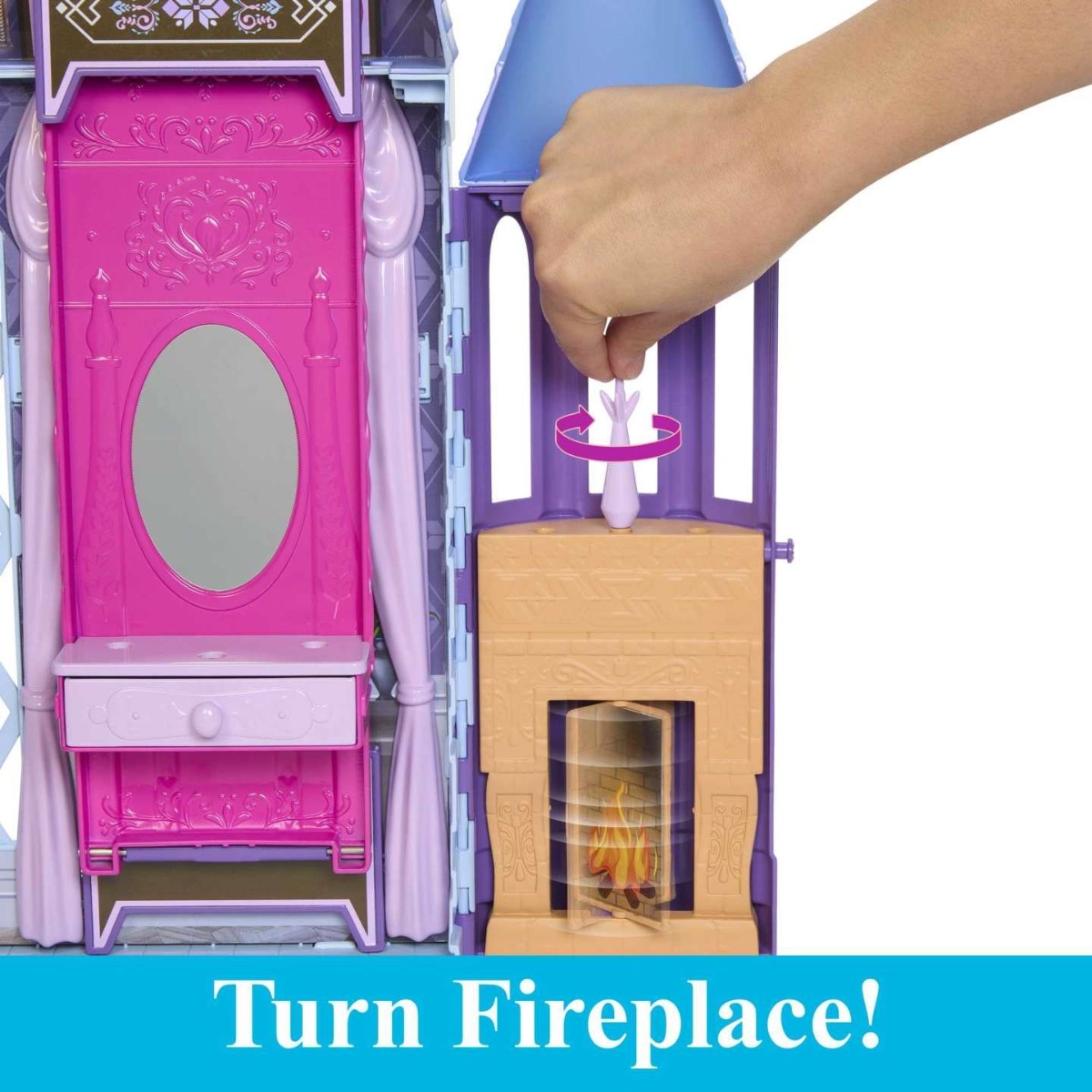 Castelul Regal Disney Frozen Arendelle cu papusa Mattel - poza 4