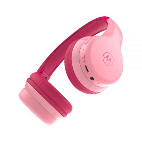 Casti Audio Wireless pentru Copii Motorola Moto JR300 Pink - poza 3