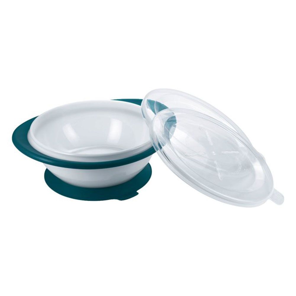 Castron din plastic cu doua capace Nuk - poza 1