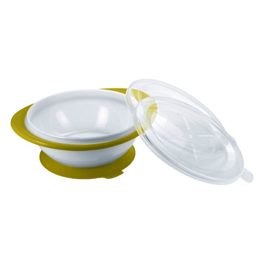 Castron din plastic cu doua capace Nuk - poza 2