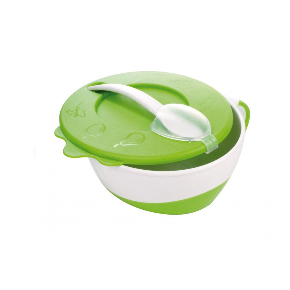 Castronas cu lingura 350 ml Canpol green