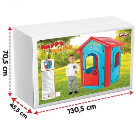 Casuta de exterior Pilsan HAPPY HOUSE Albastra - poza 2