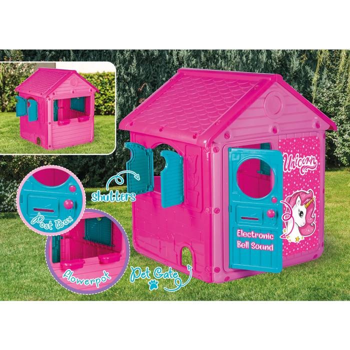 Casuta de gradina Dolu Unicorn 122 x 110 x 104 cm - poza 4