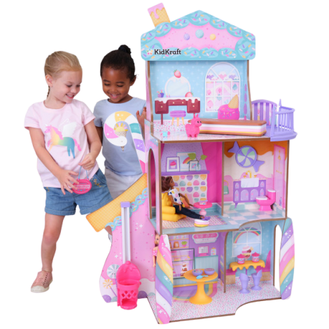 Casuta de joaca din lemn pentru papusi Candy Castle - poza 1