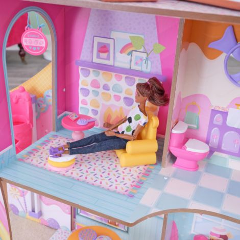 Casuta de joaca din lemn pentru papusi Candy Castle - poza 5