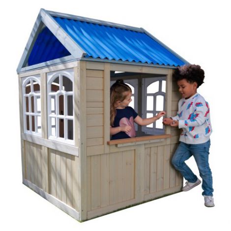 Casuta de joaca exterior din lemn pentru copii Cooper Kidkraft P280115 - poza 1
