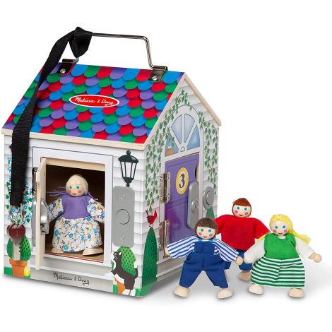 Casuta din lemn cu sonerie Melissa and Doug 2505 - poza 1