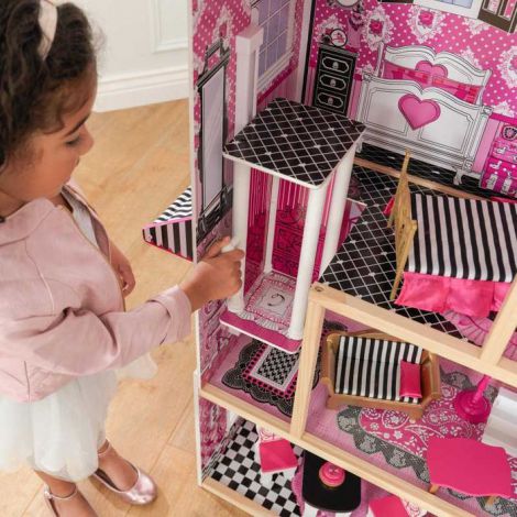 Casuta din lemn pentru papusi Bella Kidkfart 65944 - poza 5