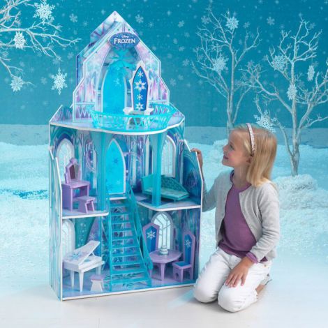 Casuta din lemn pentru papusi Castelul Frozen Kidkraft 65881 - poza 2