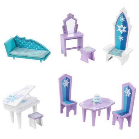 Casuta din lemn pentru papusi Castelul Frozen Kidkraft 65881 - poza 3