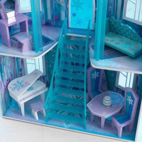 Casuta din lemn pentru papusi Castelul Frozen Kidkraft 65881 - poza 4