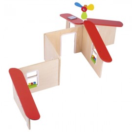 Casuta din lemn pentru papusi fara accesorii - Modern living - poza 3