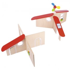 Casuta din lemn pentru papusi fara accesorii - Modern living - poza 4