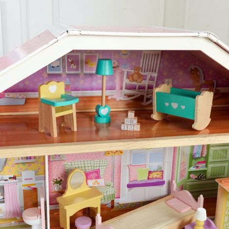 Casuta din lemn pentru papusi Grand View Mansion - poza 4