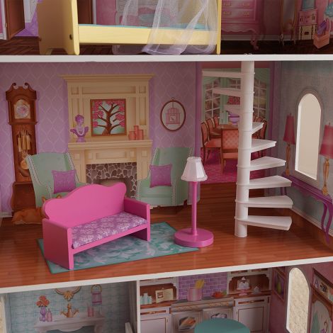 Casuta din lemn pentru papusi Penelope Kidkraft 65179 - poza 3