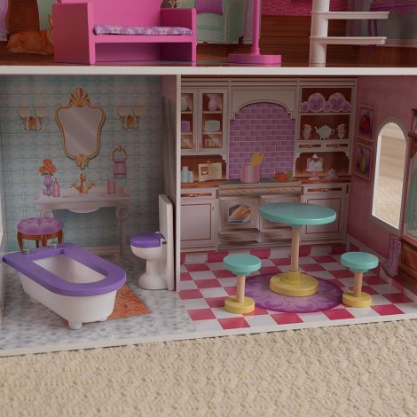 Casuta din lemn pentru papusi Penelope Kidkraft 65179 - poza 5