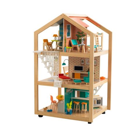 Casuta din lemn pentru papusi So Stylish Mansion - poza 1