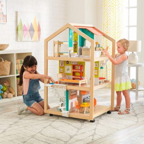 Casuta din lemn pentru papusi So Stylish Mansion - poza 2